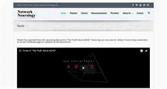 Desktop Screenshot of networkneurology.com
